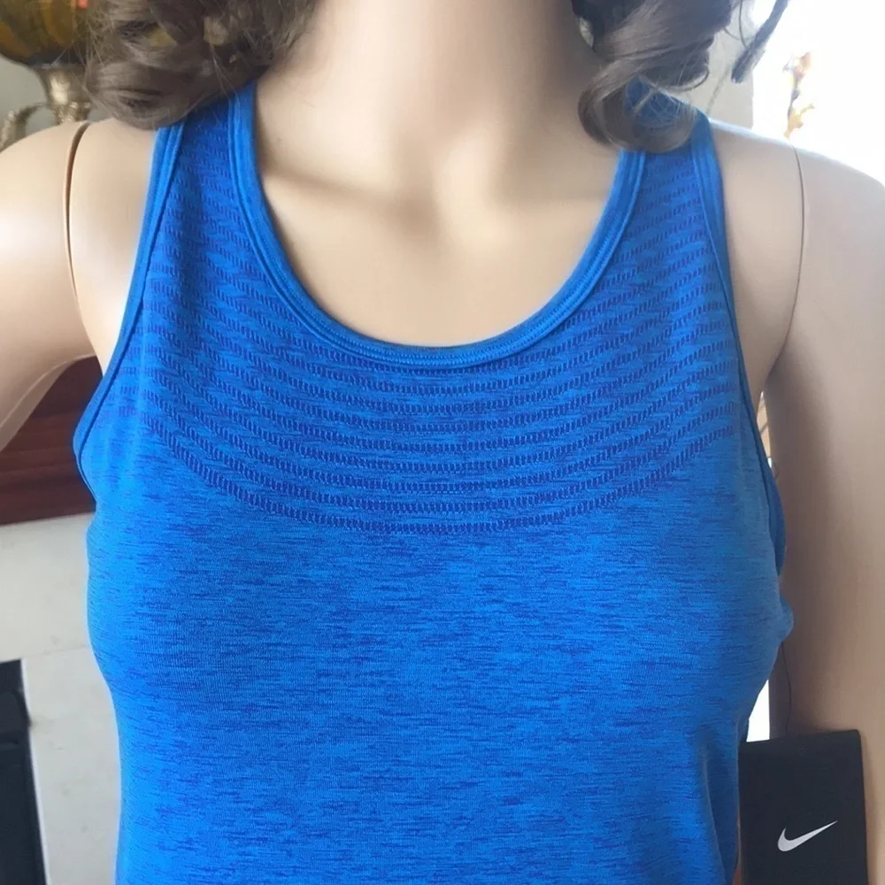 Brand New Nike Dri-Fit Blue Racerback Tank Top